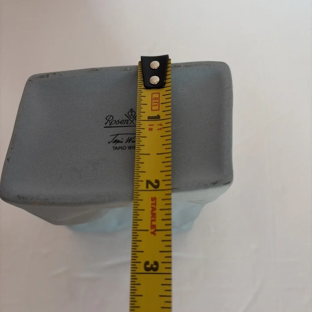 Rosenthal Grey Paper Bag Vase Tutenvase Tapio Wirkkala Design Germany 4.25